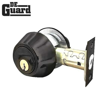 Deguard Double Cylinder Deadbolt Grade 2 Oil Robbed Bronze Schlage DG2DB02-10B-SC